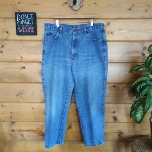 Chic 💜 Vintage 80s High Waisted Rise Tapered Mom Jean Retro Denim Plus 20 X 27"